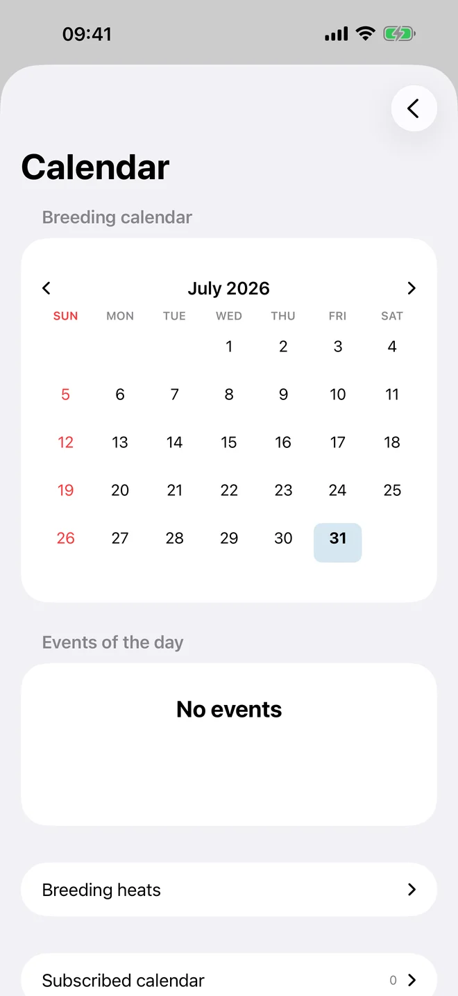 Calendar and reminders